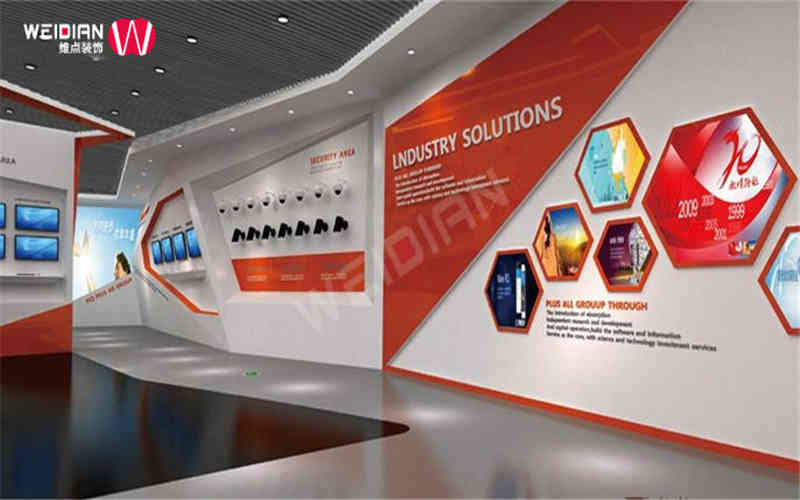 佳都科技企業(yè)廣州展廳裝飾設計