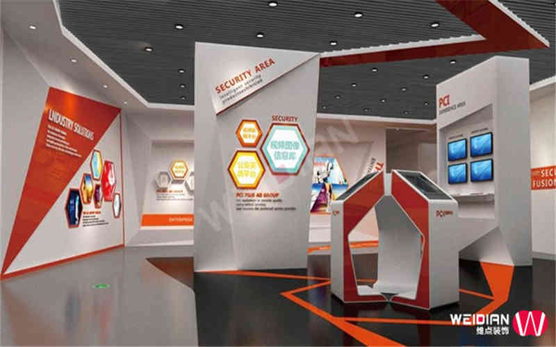 佳都科技企業(yè)廣州展廳裝飾設計