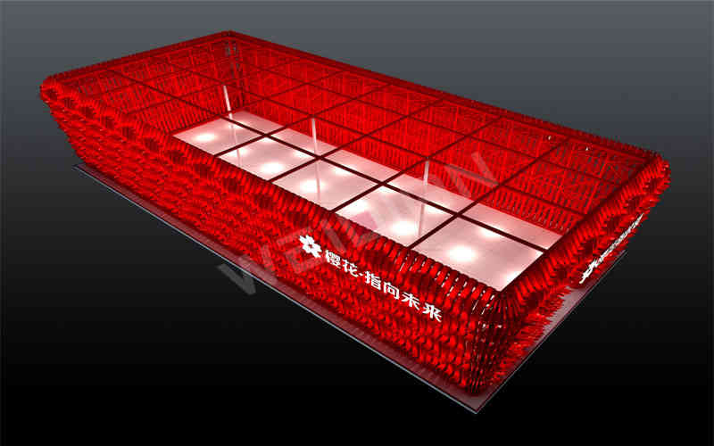 櫻花鎖業建博會展覽廣州展臺設計搭建