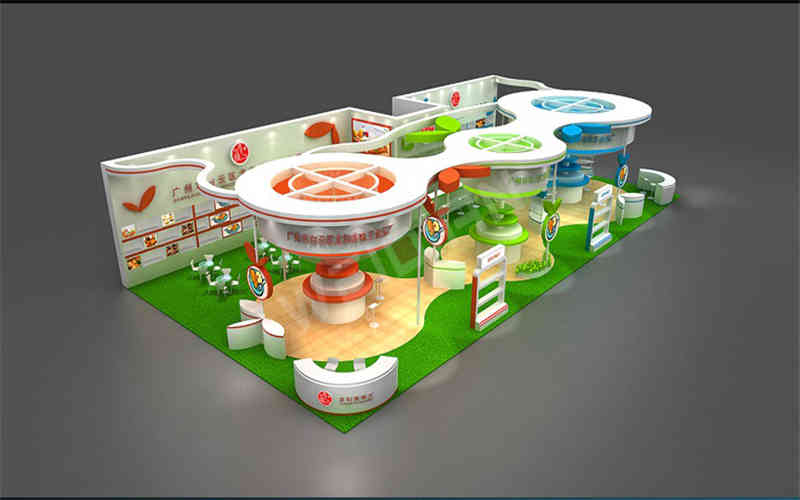 廣州展覽裝飾設(shè)計公司助力龍歸美味王廣州國際進口食品展覽會FOOD2CHINA廣州展臺設(shè)計搭建